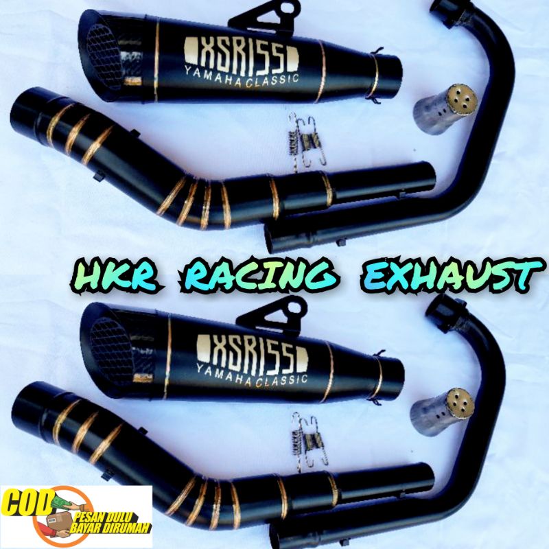 KNALPOT CUSTOM YAMAHA XSR155 FULLSYTEM XSR 155 DOP