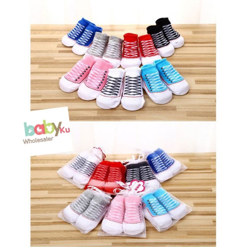 Kaos kaki bayi anti slip model sepatu