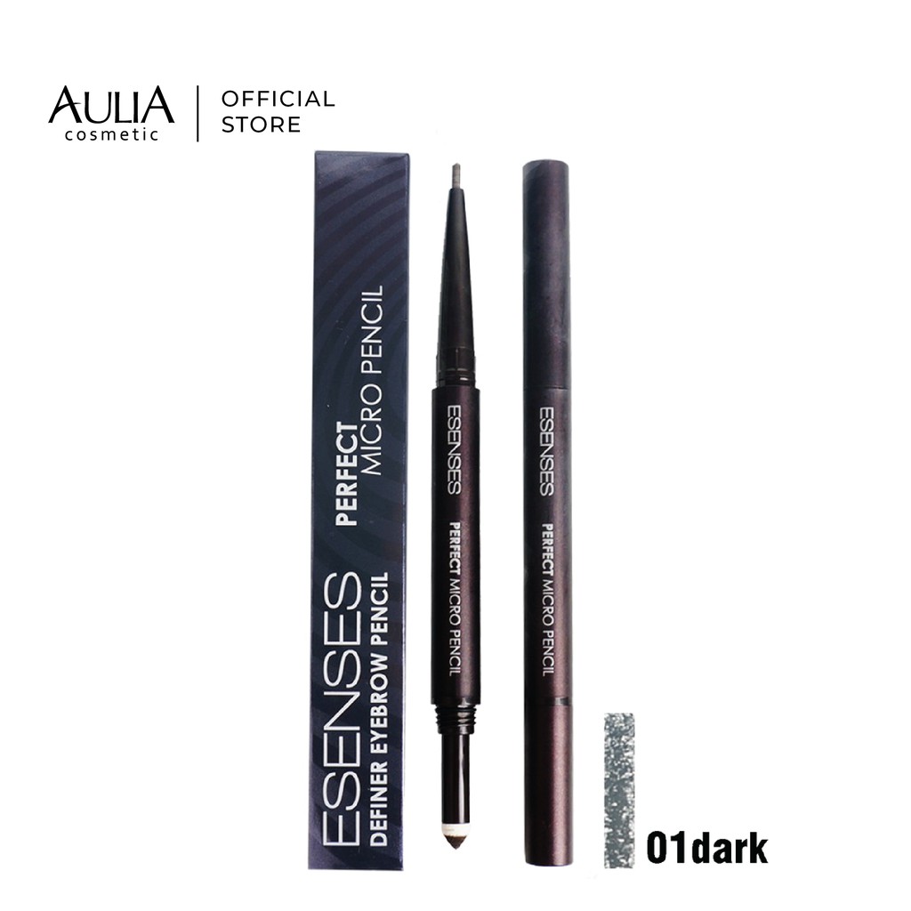 ESENSES Perfect Brow Micro Pencil [ Pensil Alis With cushion dengan 3 pilihan warna  ]