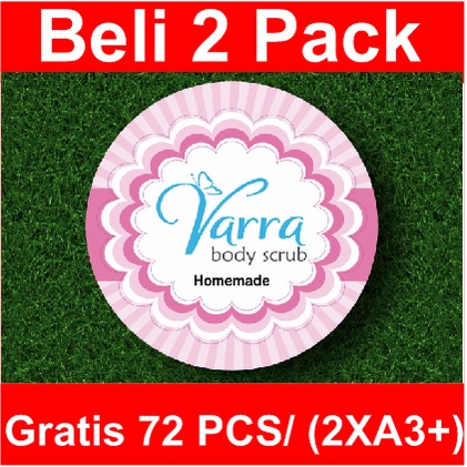

STIKER LABEL PRODUK LINGKARAN "VARRA BODY SCRUB