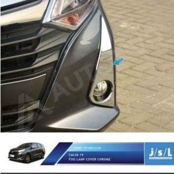 Ring foglamp cover foglamp Calya 2019 chrome