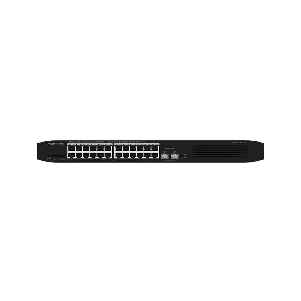 RUIJIE REYEE RG-ES226GC-P 26-Port Gigabit Smart Cloud Mananged PoE Switch