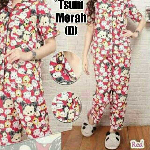 PAJAMAS CP TSUM TSUM / 4 WARNA