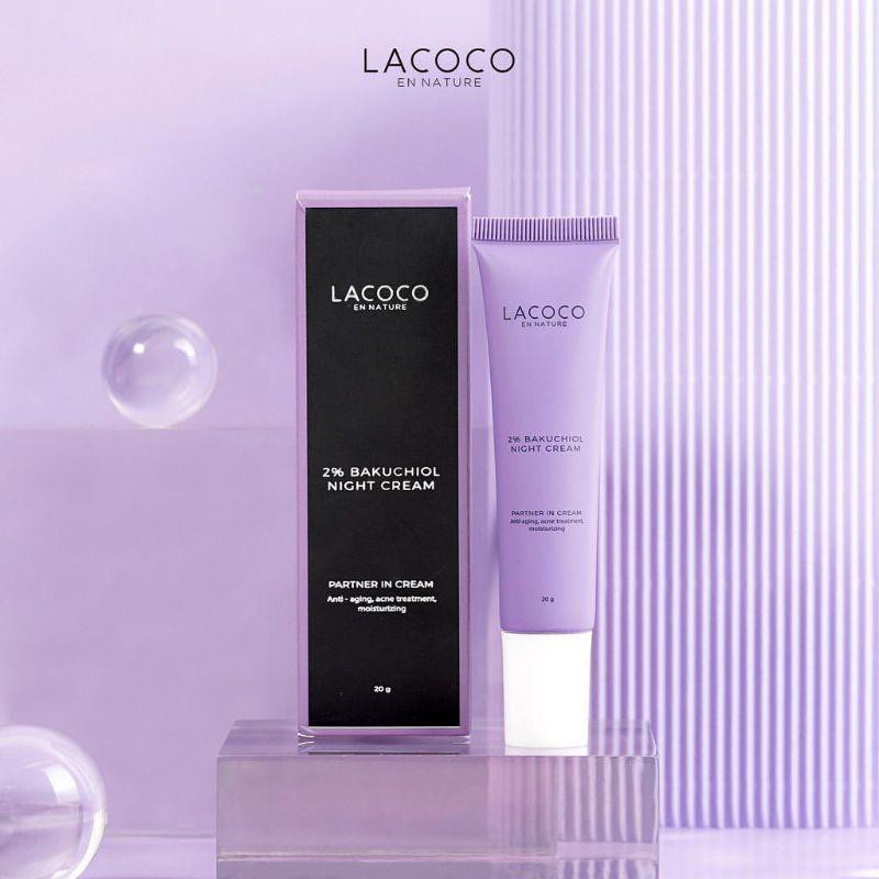 LACOCO 2% Bakuchiol Night Cream 20g