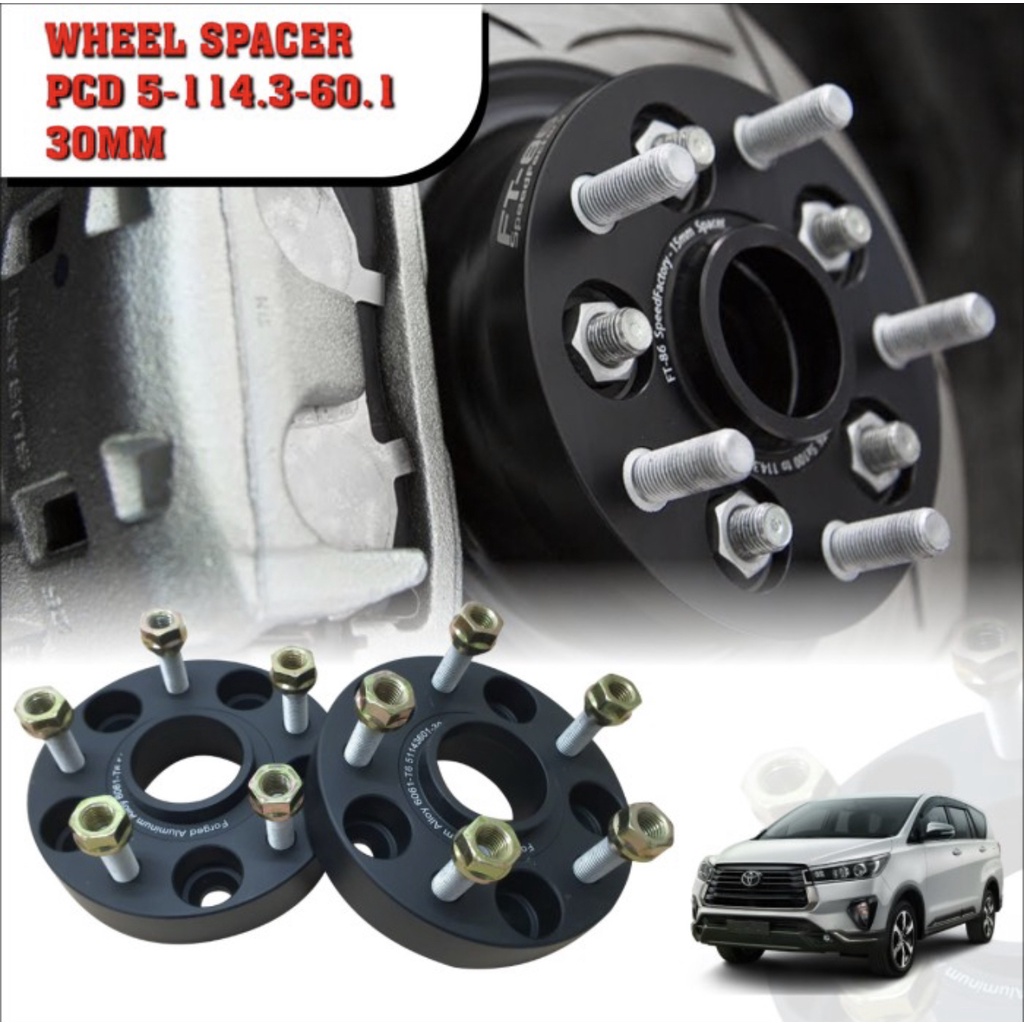 ADAPTOR VELG SPACER ALUMUNIUM TOYOTA INNOVA 30MM Wheel Spacer