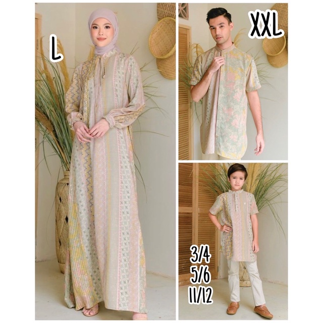 Kina Dress Kina Koko Dewasa Anak in Lime Original Muda [BISA COD]