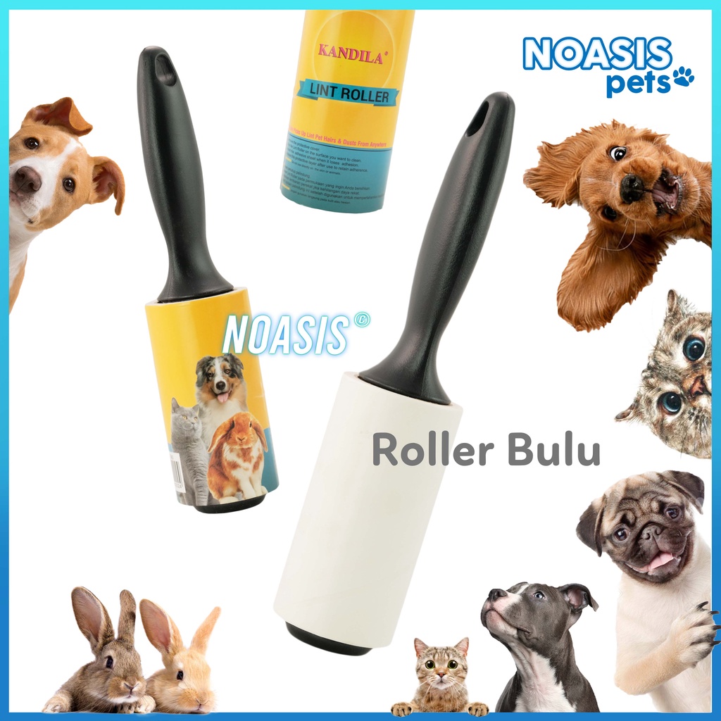 Roll Pembersih Bulu Hewan Anjing dan kucing Debu / Lint Roller KANDILA