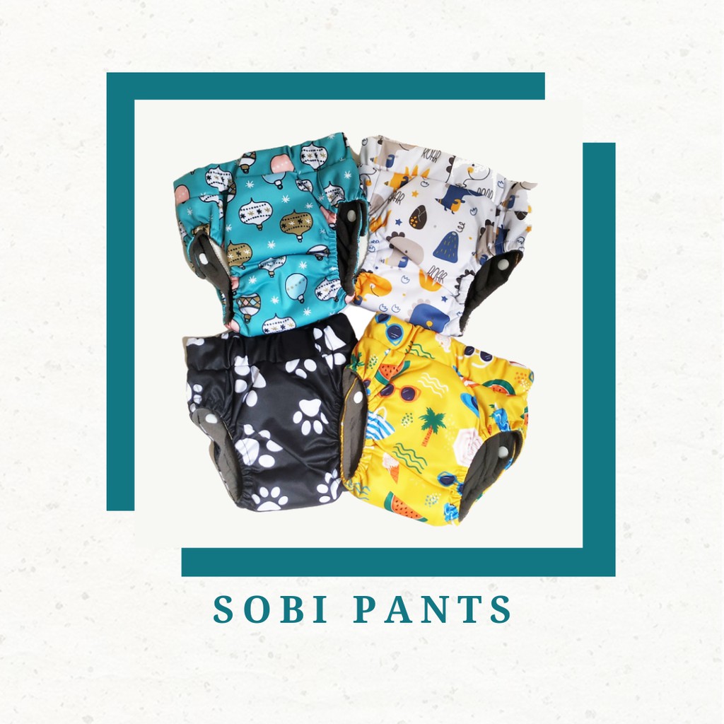 Clodi Sobi Pants - popok kain untuk bayi yang aktif