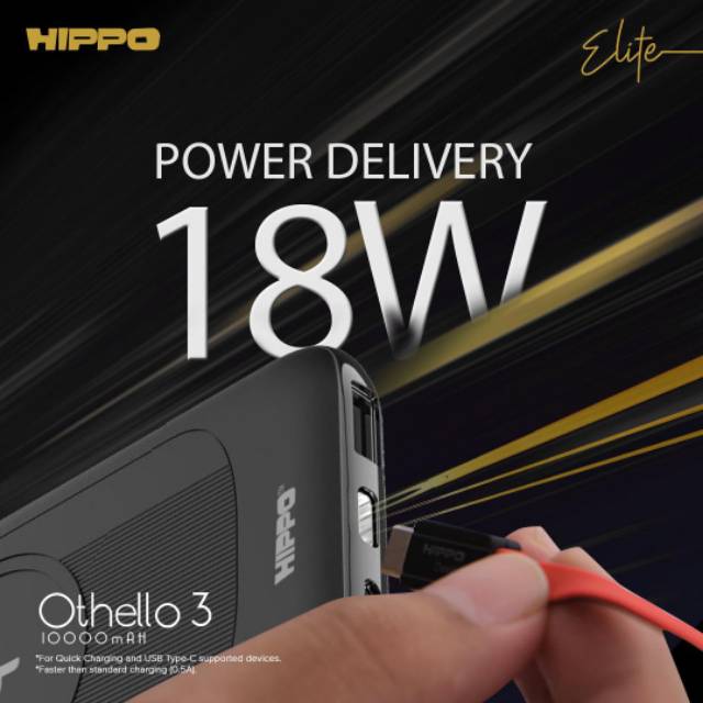 Hippo Powerbank  Elite Othello3 10000mAh