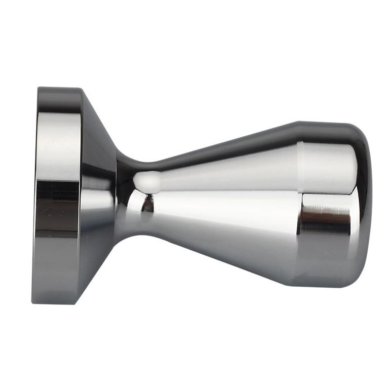 Mall OneTwoCups Tamper Kopi Espresso Flat Stainless Steel Chrome Plated 51mm - Silver