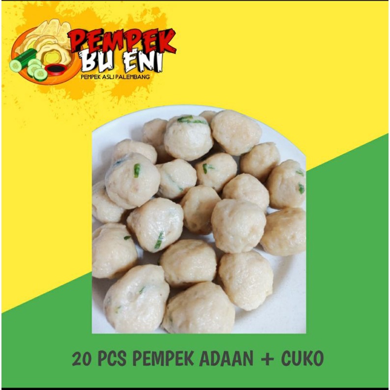 

PEMPEK BU ENI | PEMPEK ASLI PALEMBANG | PEMPEK ADAAN (20 PCS + CUKO ) DI VAKUM