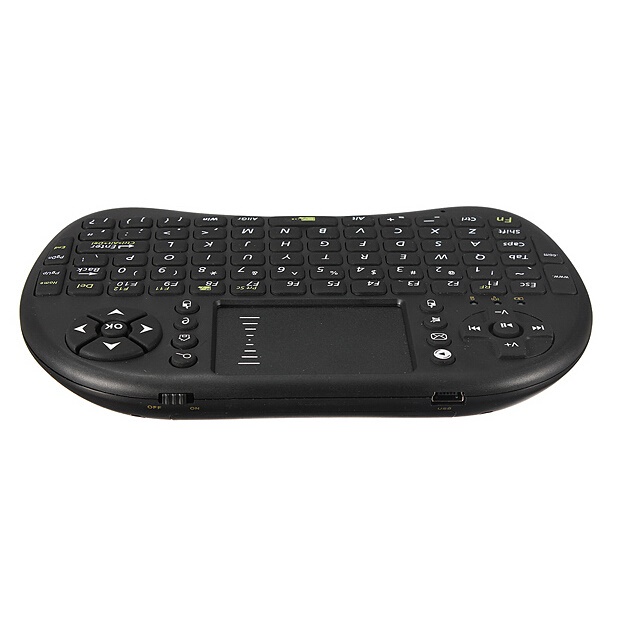 Mini Keyboard Mouse wireless untuk terhubung ke pc laptop smart tv