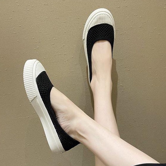 TBIG [COD] Sepatu Slip On LOVESOUL2 Import Shoes Wanita Sepatu Korea Style Sekolah Kuliah