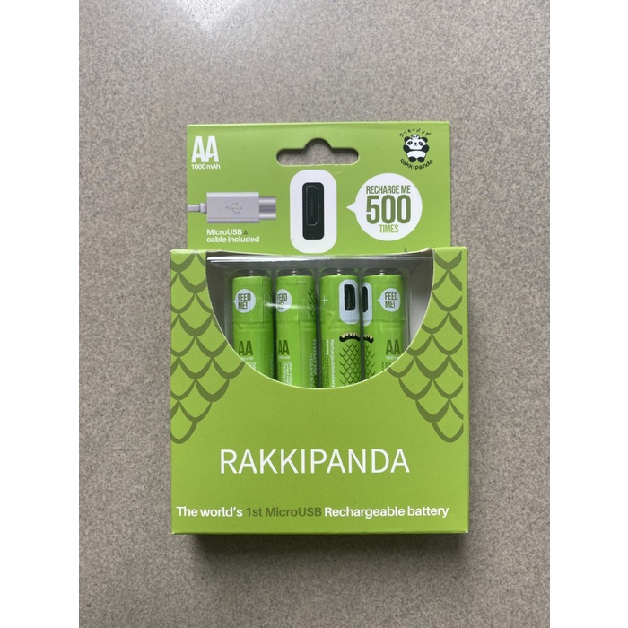 BATTERY RECHARGEABLE/BATERAI CAS AA RAKKIPANDA ISI 4PCS