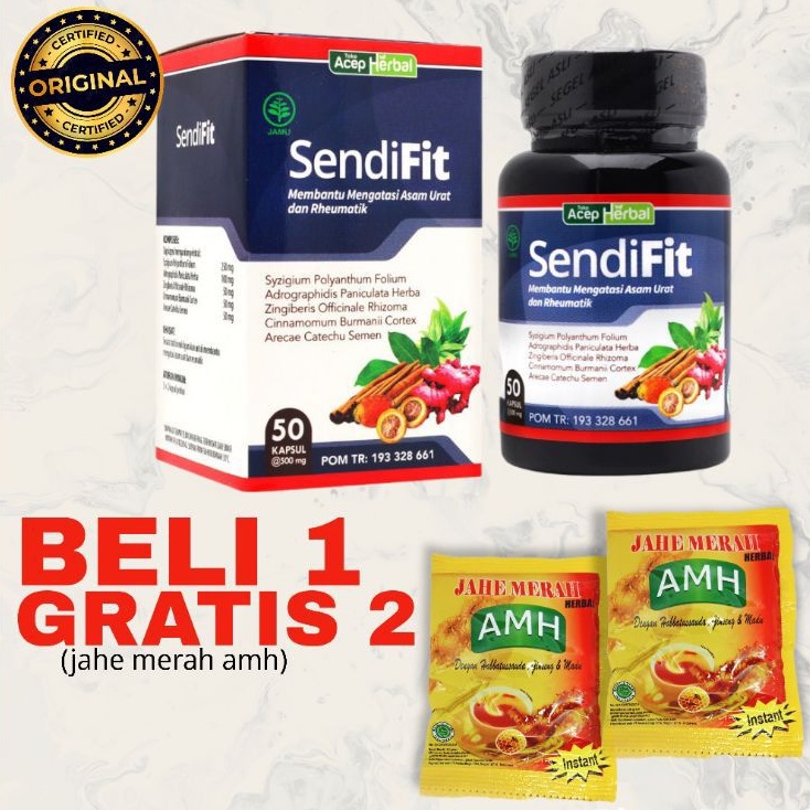SENDI FIT ORIGINAL OBAT KESEMUTAN NYERI SENDI HERBAL KAPSUL