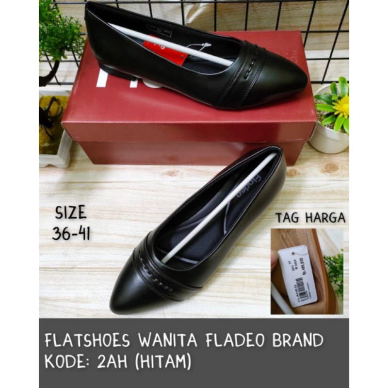 FLATSHOES WANITA FLADEO ORIGINAL SEPATU KERJA