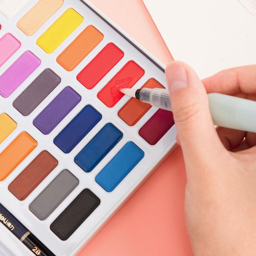 

← Deli Solid Watercolor Set Cat Air Padat isi 24/36 warna 73876 73877 ♨
