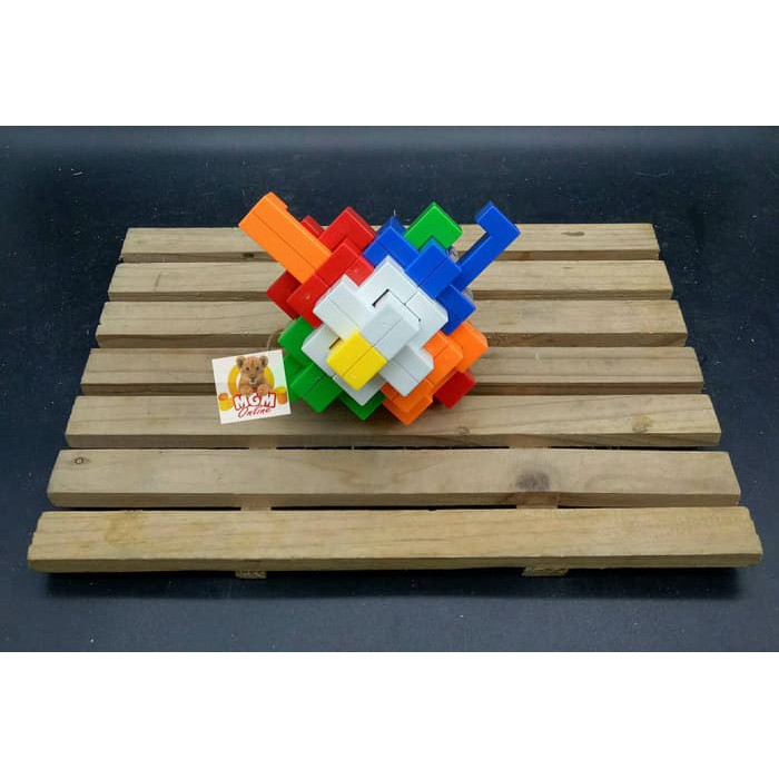 Puzzle 3D utk Asah Otak - Educational Game Puzzle Brain Puzzle 24pcs