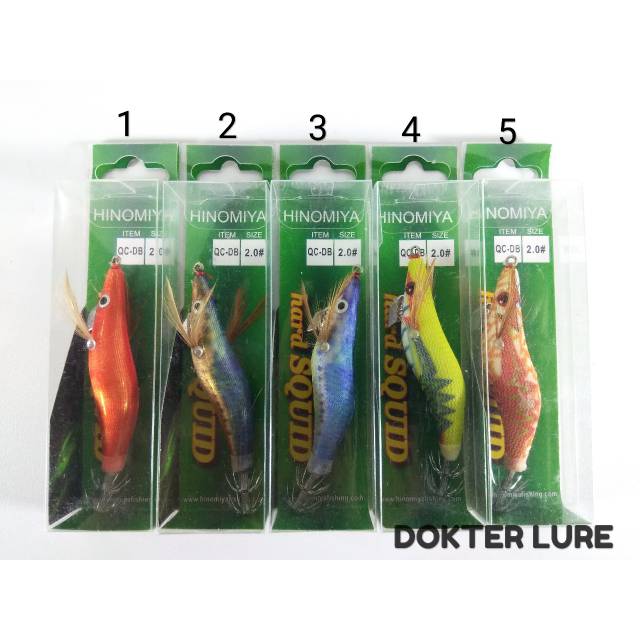 LURE Egi HINOMIYA HARD SQUID 2.0 Umpan Mancing Cumi
