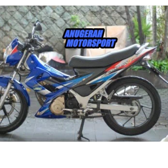 ℗ Striping / sticker Satria Fu Thailand biru hitam CBU engkel 2004 2005 2006 2007 ☀