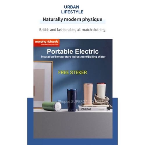 MOFEI Termos Air Panas Termos Bottle Heating Kettle Teko Listrik Portable Thermos Bottle Thermos Ter