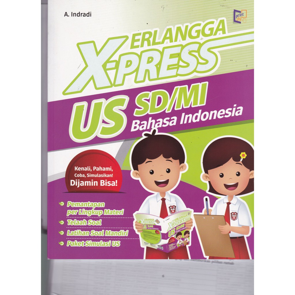 ERLANGGA X-PRESS US SD/MI 2021 BAHASA INDONESIA  -UR
