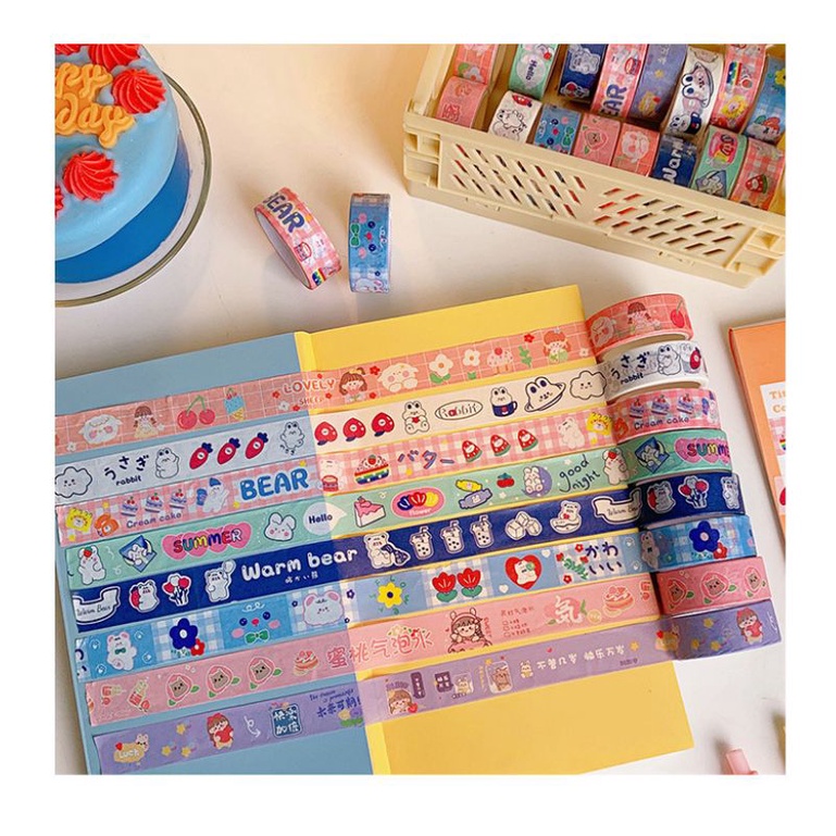 

Washitape Paper Aesthetic Cute Karakter Masking Tape