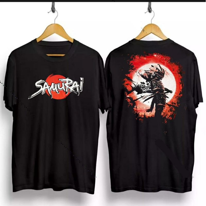 Kaos distro Samurai / kaos samurai / kaos tulisan samurai / kaos busido / kaos samurai jepang