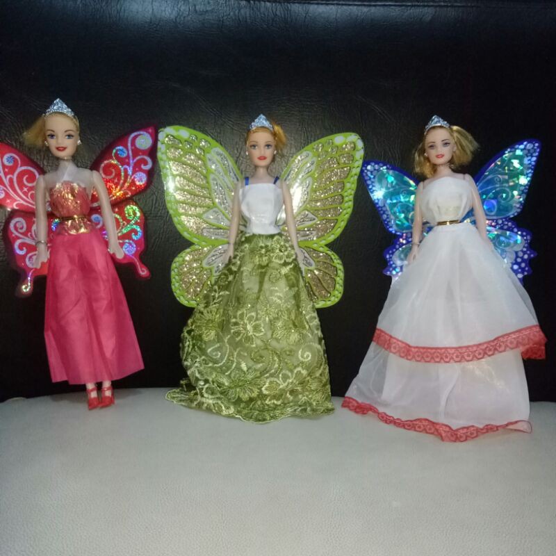 Mainan Boneka Princess Fairy - Boneka Sayap Kupu-Kupu