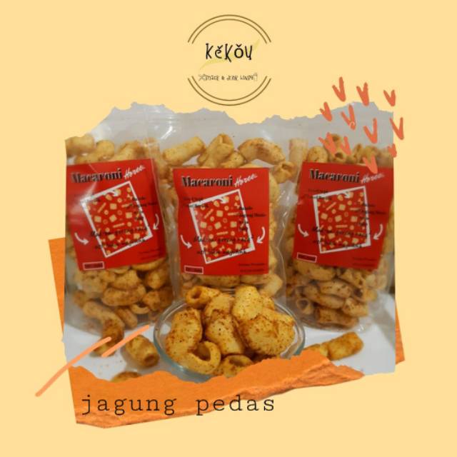 

Kekou Makroni Rasa Jagung Pedas