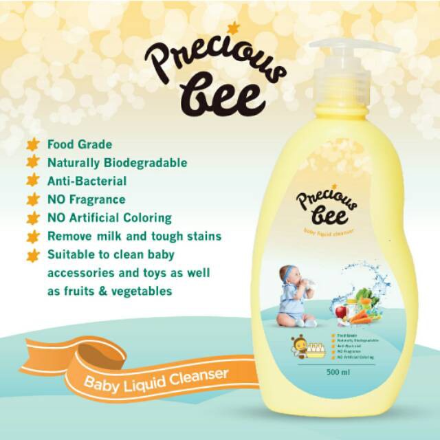 Precious bee baby liquid cleanser