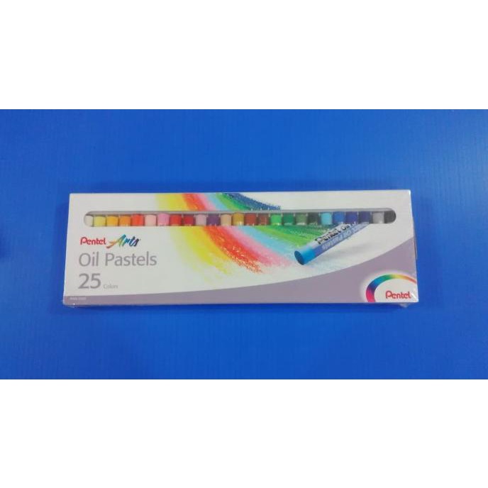 

:>:>:>:>] OIL PASTEL PENTEL ISI 25 WARNA/OIL PASTEL