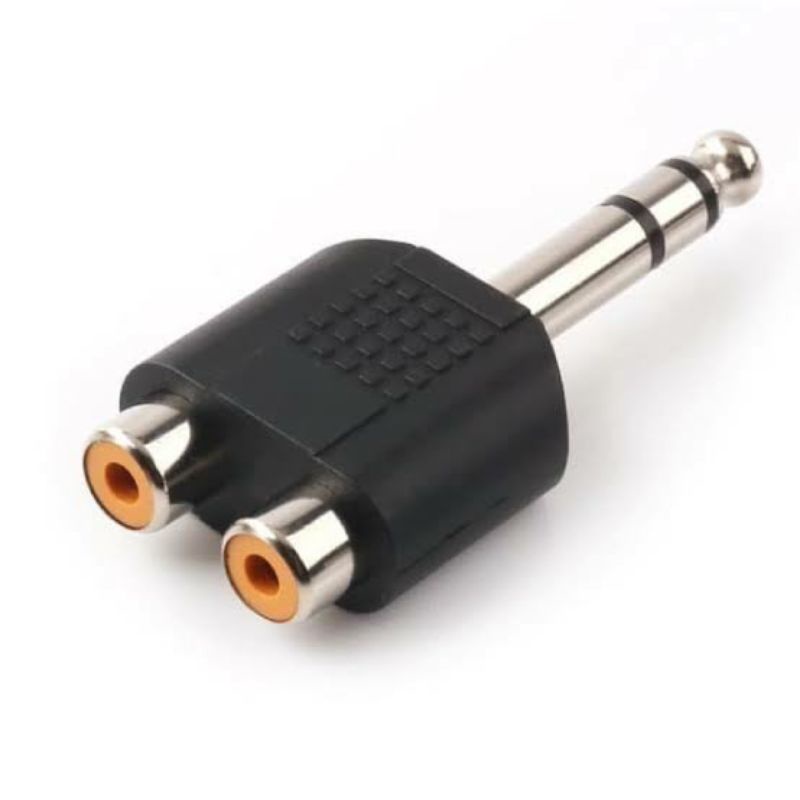 Jack Y To Akai Stereo Konektor Y RCA Sambungan Y RCA to Jack Akai mic Satrio