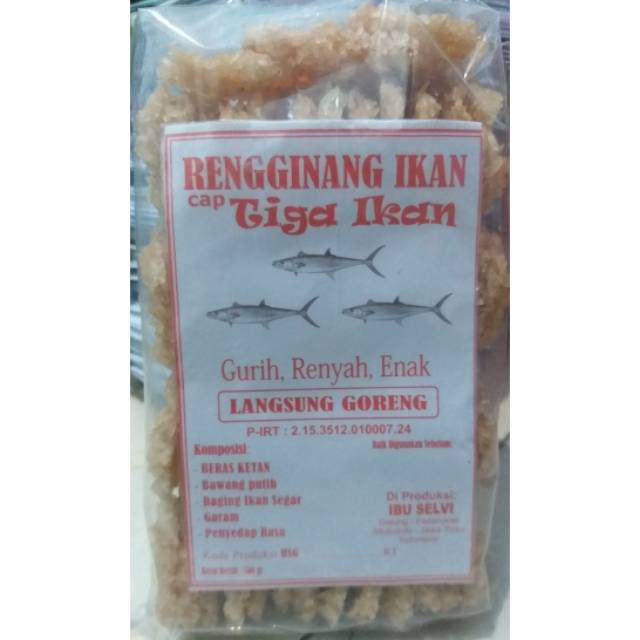 

Rengginang ikan rasa terasi