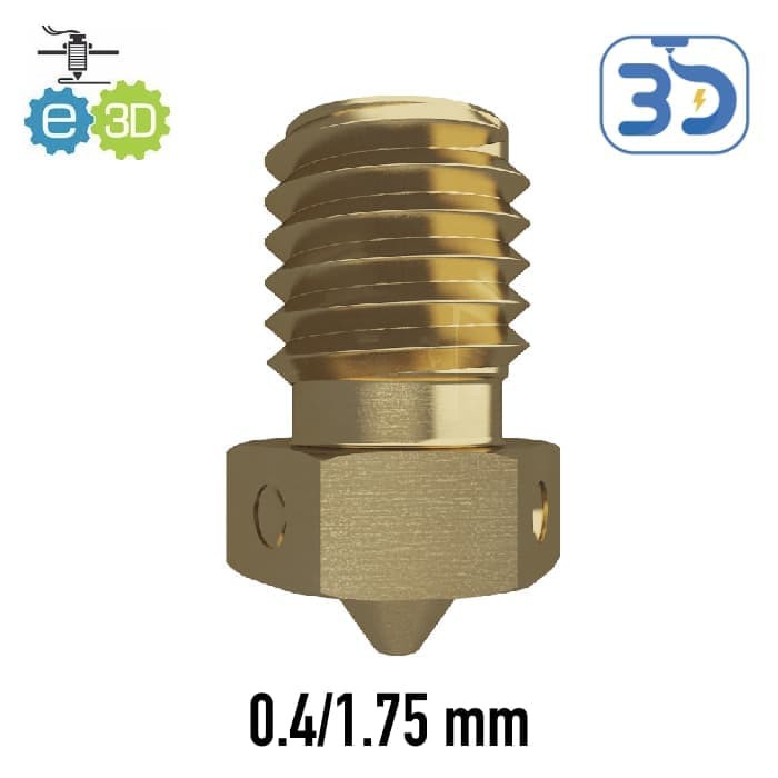 Original E3D V6 0.4 / 1.75 mm Nozzle