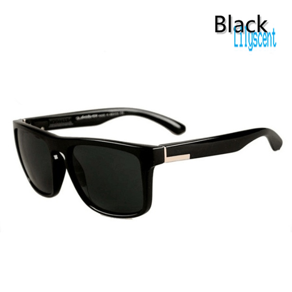 Kacamata Hitam Polarized UV400 Bentuk Kotak Untuk Pria