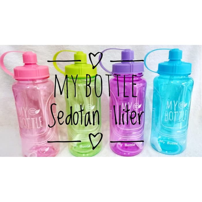 (MAINANKYU) [2000ML] Botol Jumbo / Botol Minum Unik Ukuran Besar 2000 ML 2L H-205