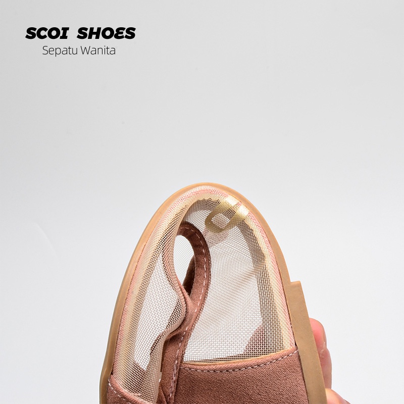 Sepatu Flat Wanita Bahan Breathable Dan Nyaman Sepatu Wanita Import Sol Non-Slip Yang Lembut