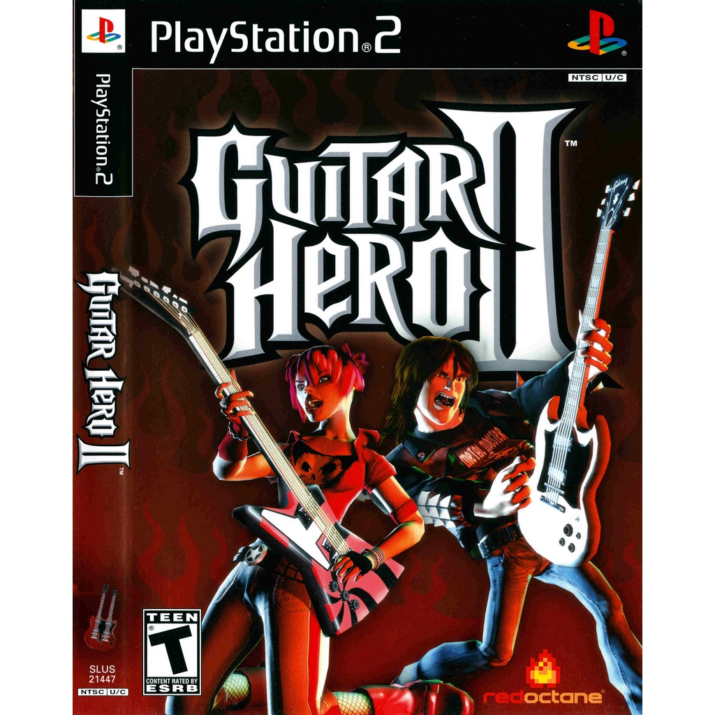 KASET DVD GAME PS2: GUITAR HERO II