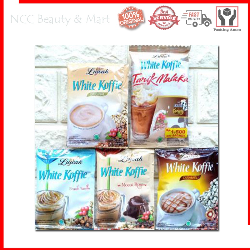 

* NCC * Luwak White Coffee Koffie Kopi Instan 3 in 1 Original Tarik Malaka