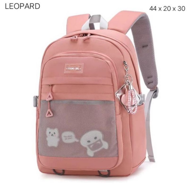 BLDR_Tas Sekolah Anak Perempuan Sd Smp Sma Backpack Cewek Cowok Ransel Punggung Gandong Gendong Backpack Sekolah Kuliah Ker