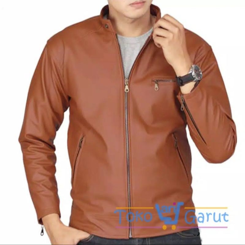 promo jaket karlit/jaket semi kulit berkualitas.size:M,L,XL,XXL