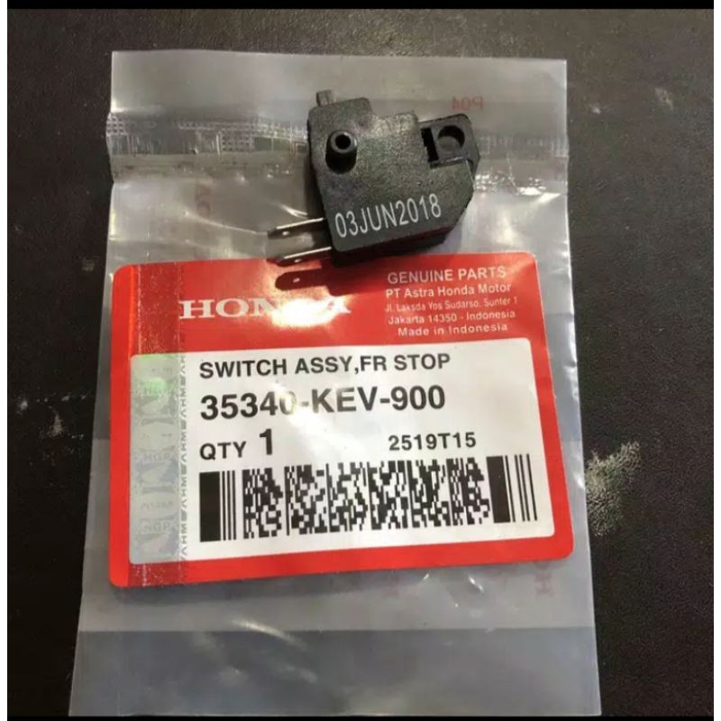 Switch rem depan Beat FI / Supra x 125 CC / Scoopy / Vario / Kharisma