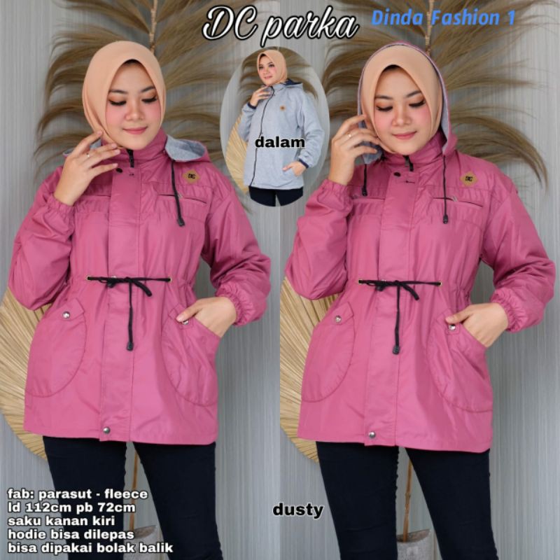 DC parka /Jaket kekinian perempuan