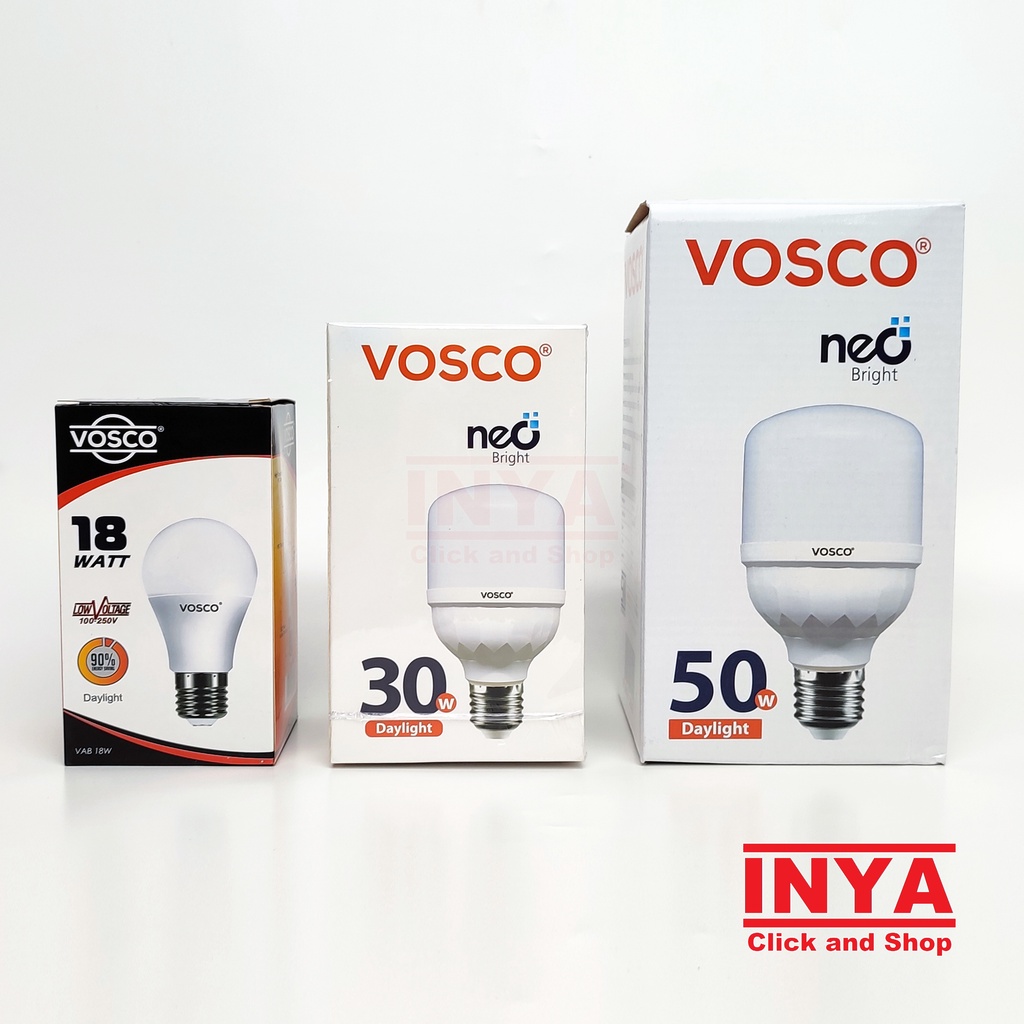 BOHLAM LED VOSCO PUTIH DAYLIGHT 50W - Lampu Bulb