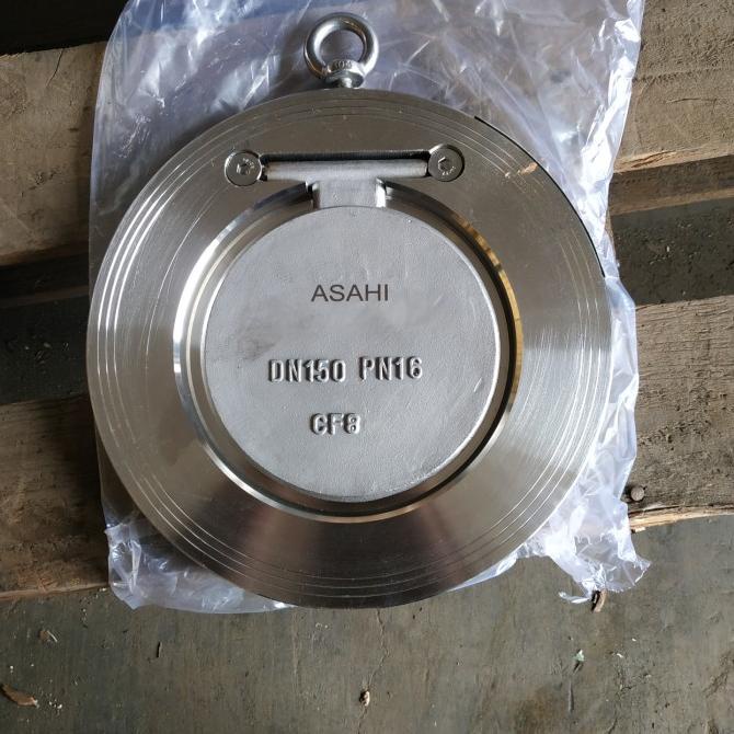 

Wafer Check Valve Dn150 (6") Pn 16 Ss 304 Merk Asahi