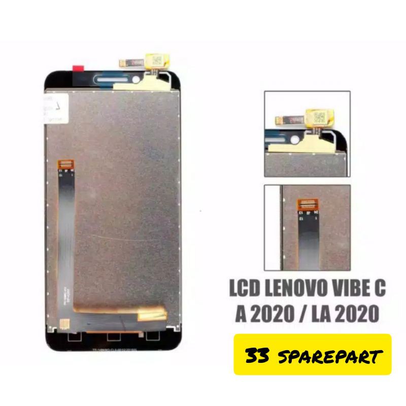 LCD FULLSET LENOVO VIBE C A2020 / LA 2020 COMPLETE