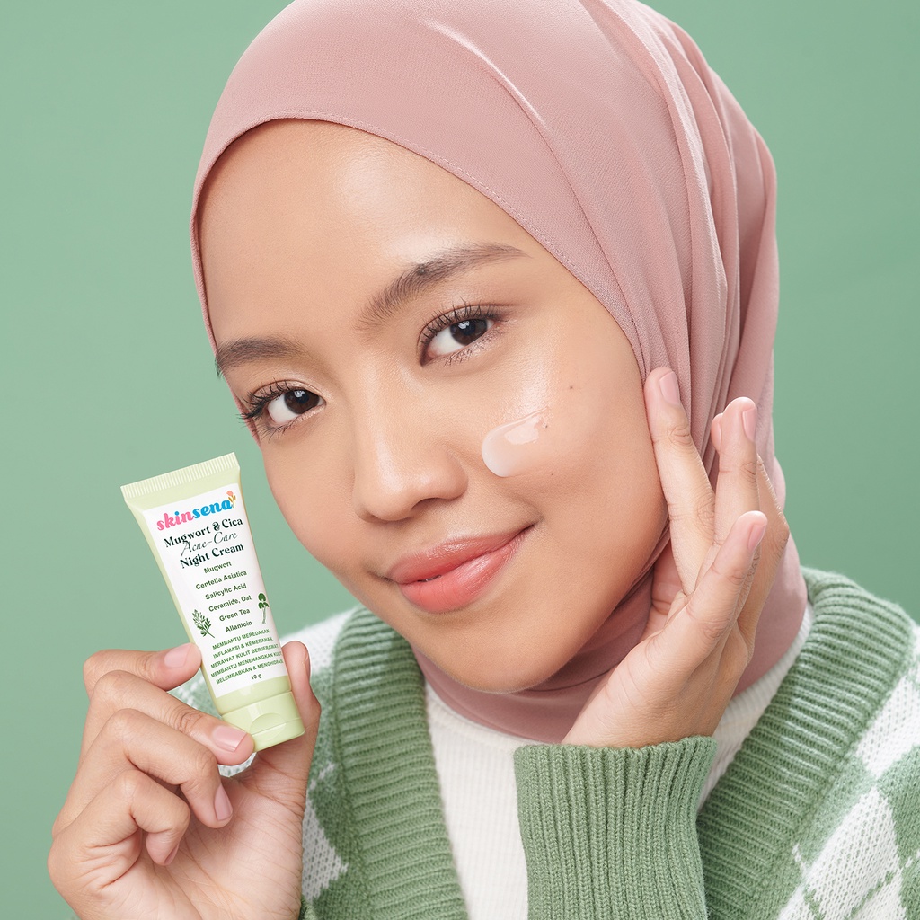 Skinsena Mugwort &amp; Cica Acne-Care Night Cream