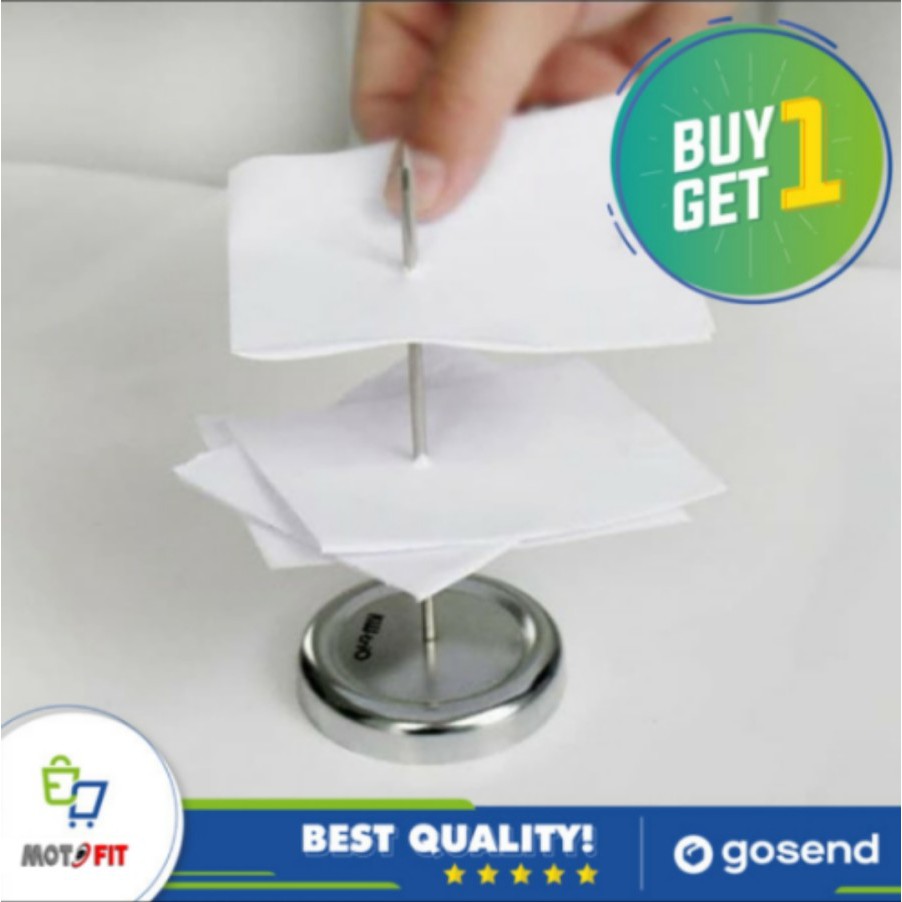 PAKET 2 PCS Tusukan Nota Stainless PREMIUM Anti Karat BUY 1 GET 1