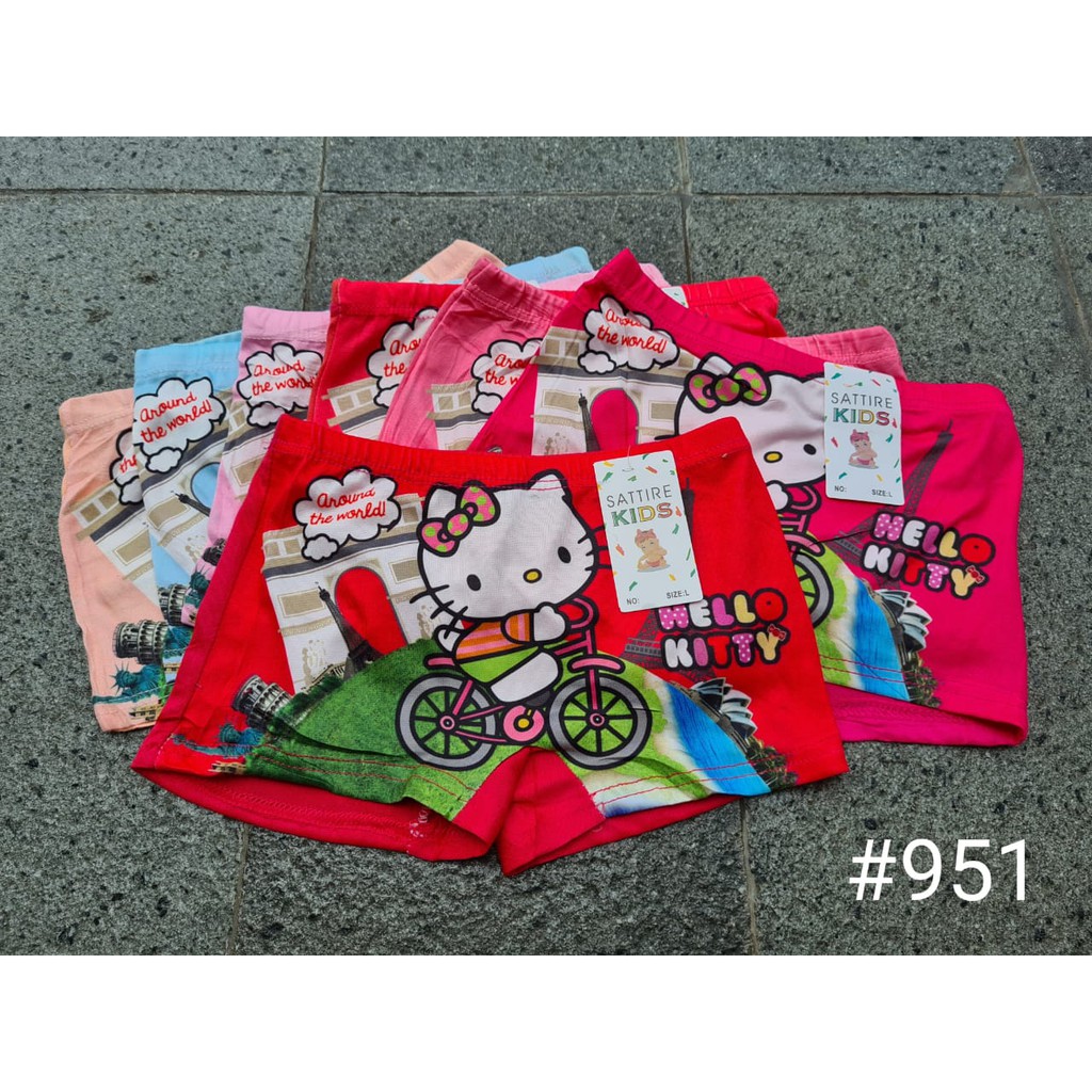 (3pcs) Boxer anak/Celana dalam boxer anak anak / boxer anak perempuan / boxer karakter